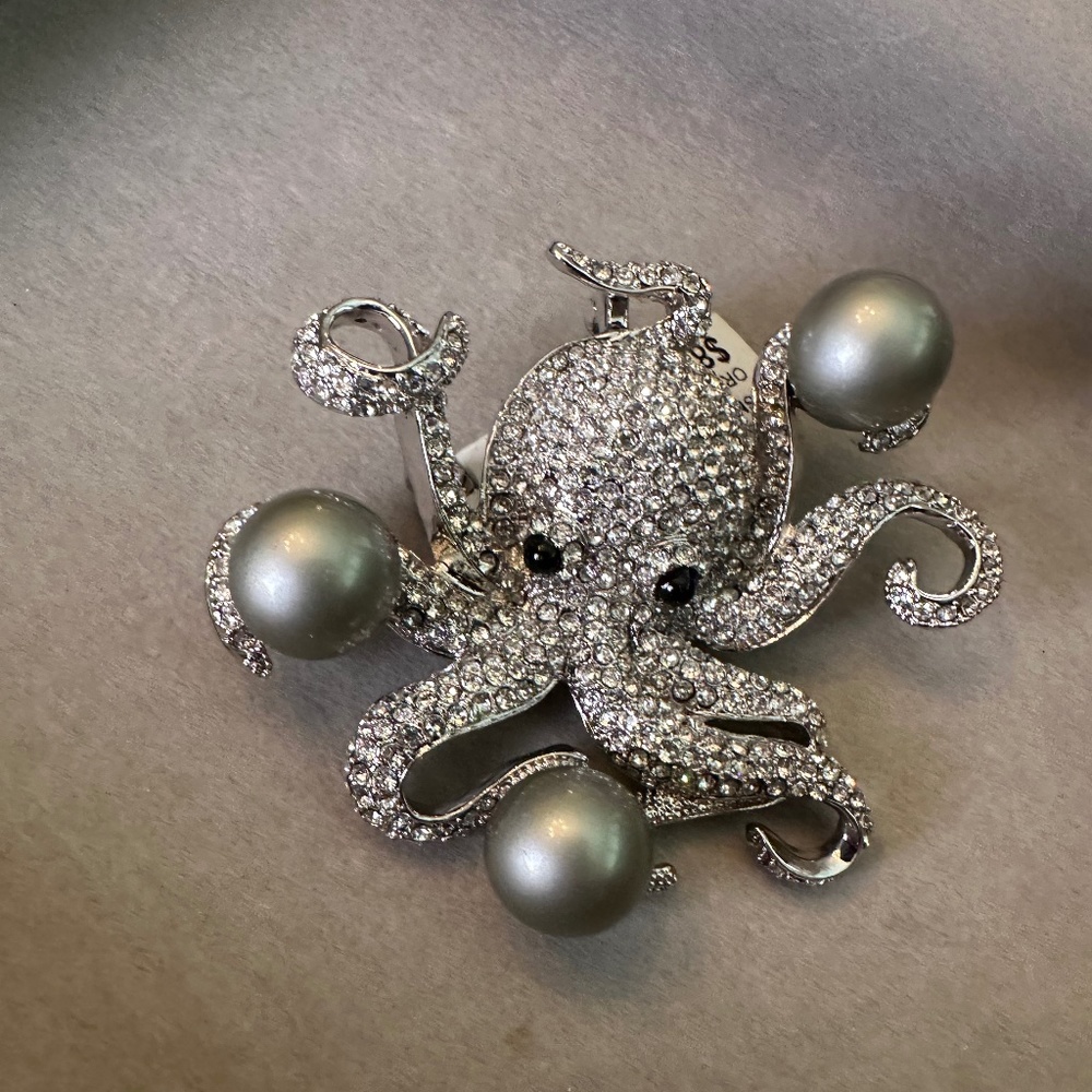 Joan Boyce Octopus Brooch